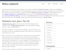 Tablet Screenshot of mishaleybovich.com